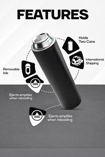 Double Tactical Reload Can Holder